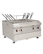 Omcan 18 Litre Countertop Electric Pasta Cooker - Double Tank - 7200 W