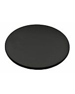 Zanduco 24" Diameter x 1" Laminated Round Table Top Reversible Mahogany/Black