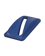 Omcan Blue Polypropylene Lid for Recyclying Paper