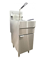 Omcan Floor Fryer 35-40 lb. Capacity Natural Gas - 90,000 BTU