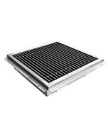 Omcan 18" X 18" Floor Trough 14 Gauge 304 Stainless Steel with Grating Bar