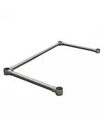 Omcan Stainless Steel U Shape Leg Brace for 18" X 24" Ice Bin