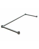 Omcan Stainless Steel U Shape Leg Brace for 18" X 36" Ice Bin