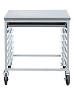 Omcan 28.25″ X 18″ X 30″ Aluminum Meat Slicer Cart