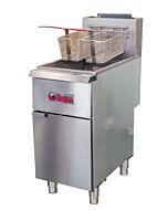 Ikon IGF-40/50 Fryer Floor Model 40-55 lb. Capacity Natural Gas or Liquid Propane - 120,000 BTU