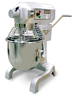 Zanduco 20 Qt. Floor Model Planetary Mixer with Guard and Timer - 110V, 1200W