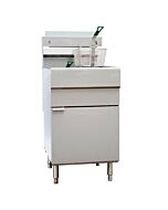 Omcan Floor Fryer 70 lb. Capacity Natural Gas - 150,000 BTU