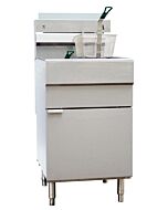 Omcan Floor Fryer 70 lb. Capacity Natural Gas - 150,000 BTU