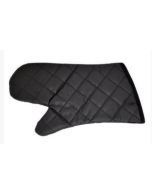 Omcan 17" Flame-Retardant Oven Mitts - Charcoal