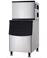 Omcan Ice Machine with 375 lb Storage Bin - 500 lb / day Cube Ice Production Capacity