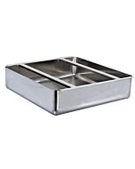Zanduco 19.5" x 19.5" Stainless Steel Pre-Rinse Basket