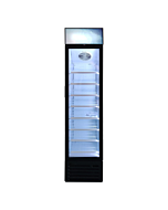 Zanduco 16.5" Single Glass Door Reach-In Merchandiser Refrigerator 145L