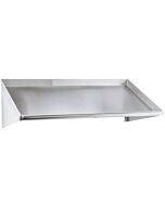 Zanduco 72" Stainless Steel Slanted Rack Shelf
