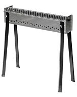 Omcan Kebab Charcoal BBQ Grill 21.2" x 5.5" Grid