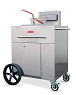 Omcan Outdoor Portable Floor Fryer 35-40 lb Capacity Liquid Propane