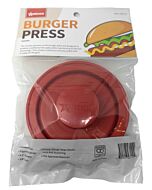 Omcan Plastic Hamburger Press - Red