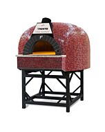 Valoriani Igloo 120 Red Wood & Gas-Fired Pizza Oven - 110-120V/60Hz