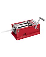 Trento 7lb. Manual Sausage Stuffer with 2-Speed Horizontal Gear Dirve - Red