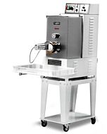 Trento TR95 51 lb/hr Floor Pasta Machine with Cooling System, Trolley, and Cutting Assembly - 1HP, 220V, 1Ph
