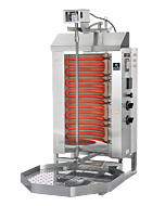 Potis E2-S Electric Doner Kebab Machine / Vertical Broiler with 2 Burners - 66 lb. Capacity