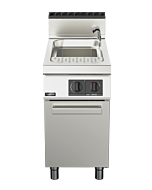 Trento Stainless Steel 12 Gallon Single Tank and Single Burner Pasta Cooker, Natural Gas - 47,500 BTU