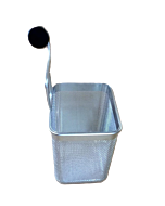 Trento Pasta Cooker Rectangular Basket with Left Handle