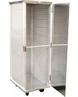 Omcan Non-Insulated Enclosed Aluminum Holding Cabinet - 40 Tier