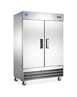 Zanduco 54" 2-Door Reach-In Stainless Steel Freezer with 1330L Capacity - 110V, 1 HP, 780W