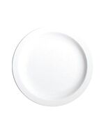 Tableware Solutions Narrow Rim Plate, Continental, Plain White, 9", 24 / case  50CCPWD 002