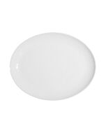Tableware Solutions Plain White- Oval Coupe Platter, 30 cm - 12" White 12 / case  50CCPWD 076
