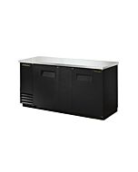 True TBB-3-HC Solid Swing Door Back Bar Cooler