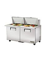 True TSSU-60-24M-B-ST-HC 60" Mega Top 2-Door Salad/Sandwich Prep Table