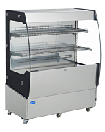 Zanduco 39" Grab-and-Go Open Refrigerated Floor Self-Serve Display Case with 200L Capacity - 110V, 1340W