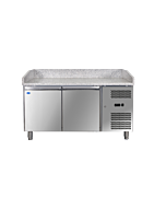 Zanduco 59" Granite Top Refrigerated Pizza Prep Table - 110V
