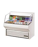 True THAC-48-HC-LD Horizontal Air Curtain Refrigerated Merchandiser with LED Lighting- 12 cu.ft.