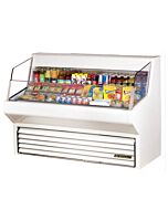 True THAC-60-HC-LD 60" Horizontal Air Curtain Refrigerated Merchandiser with LED Lighting - 14.8 Cu. Ft.