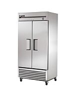 True T-35-HC 40" Two Section Solid Door Reach in Refrigerator - 35 cu. ft.