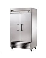 True TS-43-HC 47" Stainless Steel Two Section Solid Door Reach in Refrigerator - 43 cu. ft.