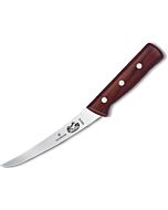 Victorinox 5.6616.15 6" Flexible Blade Curved Boning Knife with Rosewood Handle