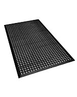 Omcan Black Anti-Fatigue Mat - 36" x 60" x 3/8"