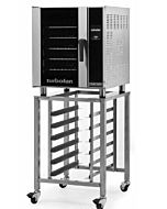 Turbofan E33T5/SK33 24" Half Size Sheet Pan Touch Screen Electric Convection Oven on a Stainless Steel Stand