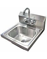 Zanduco Wall Mounted Hand Sink with Faucet