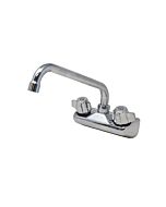 Zanduco Wall Mount Bar Sink Faucet with 10" Swing Spout and 4" Centers