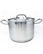 Omcan Stainless Steel Heavy-Duty Stock Pots with Cover