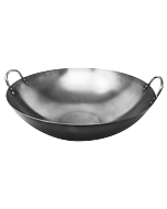 Omcan 12" Iron Wok with Double Ear - NSF