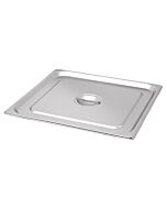 Omcan 2/3-Size Solid Stainless Steel Steam Table Pan Cover