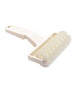 Omcan Spiral Pie Roller Docker with Plastic Handle - White