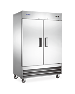 Aurora 54" Two-Door Reach-In Freezer with 1169L Capacity - 110V, 780W