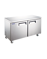 Aurora 48" Undercounter Two-Doors Freezer with 320L Capacity - 110V, 352W