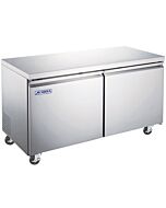 Aurora 60" Undercounter 2-Door Freezer with 425L Capacity - 110V, 345W - CA